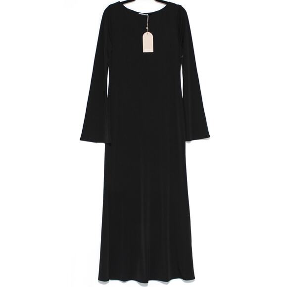 Meshki Tarna Slinky Fishtail Maxi Dress Black Size XL NWT - Picture 3 of 7